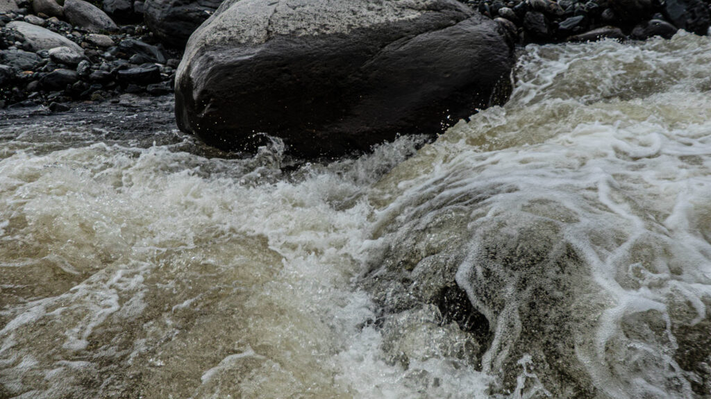 Flowing River Rock