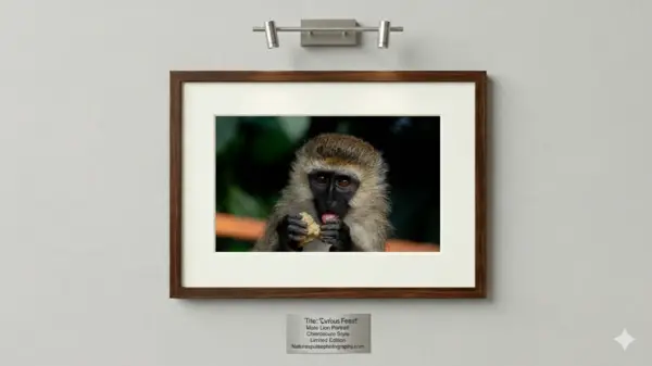 "Curious Feast" – A Candid Moment in the Wild
